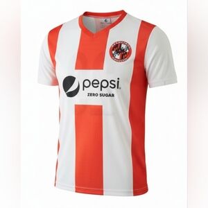 Baltimore Orioles Jersey Men Med Orange White Soccer 2023 Pepsi Zero Promotion